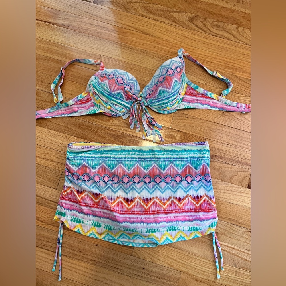 Everything But Water Bikini with Skirt Bottoms